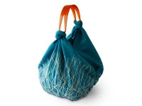 Baumwolltasche Furoshiki Tsuru, Blau, 100 Cm 3 Baumwolltasche Furoshiki Tsuru, Blau, 100 Cm