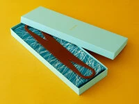 Baumwolltasche Furoshiki Tsuru, Blau, 100 Cm 6 Baumwolltasche Furoshiki Tsuru, Blau, 100 Cm – Bild 4