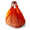 Baumwolltasche Furoshiki Tsuru, Orange, 100 Cm -Japanisches Geschirr Rabatt baumwolltasche furoshiki tsuru orange 100 cm
