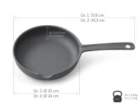 Bratpfanne Gusseisen OIGEN, 2 Grössen 14 Bratpfanne Gusseisen OIGEN, 2 Grössen – Bild 12