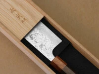 Damastmesser Nakiri 165 Rose Ebony, 35 Lagen 9 Damastmesser Nakiri 165 Rose Ebony, 35 Lagen – Bild 7