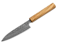 Damastmesser Petty 120 SG2, 63 Lagen, Olive -Japanisches Geschirr Rabatt damastmesser petty 120 sg2 63 lagen olive 1