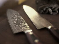 Damastmesser Santoku 165 Rose Ebony, 35 Lagen 11 Damastmesser Santoku 165 Rose Ebony, 35 Lagen – Bild 9