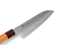 Damastmesser Santoku 170, VG-10, Hammerschlag 5 Damastmesser Santoku 170, VG-10, Hammerschlag – Bild 3