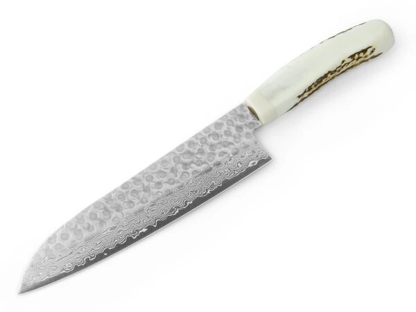 Damastmesser Santoku 180, Kadzuno-gara 13 Damastmesser Santoku 180, Kadzuno-gara – Bild 11