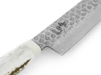 Damastmesser Santoku 180, Kadzuno-gara 5 Damastmesser Santoku 180, Kadzuno-gara – Bild 3