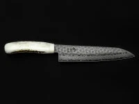 Damastmesser Santoku 180, Kadzuno-gara 10 Damastmesser Santoku 180, Kadzuno-gara – Bild 8