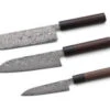 Damastmesser Set Santoku II -Japanisches Geschirr Rabatt damastmesser set santoku ii