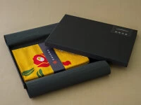 Furoshiki Tsubaki, Orange, 90 Cm 4 Furoshiki Tsubaki, Orange, 90 Cm – Bild 2