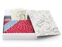 Geschenkset Chiyogami Mit Furoshiki Isamari, Doppelseitig