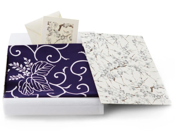 Geschenkset Chiyogami Mit Furoshiki Kiri Karakusa L 10 Geschenkset Chiyogami Mit Furoshiki Kiri Karakusa L – Bild 8