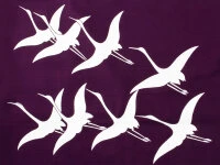 Geschenkset Chiyogami Mit Furoshiki Kuren L, Lila 5 Geschenkset Chiyogami Mit Furoshiki Kuren L, Lila – Bild 3