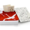 Geschenkset Chiyogami Mit Furoshiki Kuren M, Rot 2 Geschenkset Chiyogami Mit Furoshiki Kuren M, Rot -Japanisches Geschirr Rabatt geschenkset chiyogami mit furoshiki kuren m rot