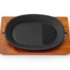 Gusseisen Grillpfanne Oval -Japanisches Geschirr Rabatt gusseisen grillpfanne oval