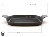 Gusseisen Grillpfanne Palma, OIGEN Japan 7 Gusseisen Grillpfanne Palma, OIGEN Japan – Bild 5