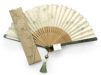 Handfächer Eien, Grün