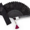 Handfächer Eien, Schwarz -Japanisches Geschirr Rabatt handfaecher eien schwarz