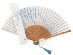 Handfächer Kiyomi, Blau -Japanisches Geschirr Rabatt handfaecher kiyomi 1 1