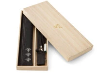 Handfächer Kuroi Taki, Schwarz 6 Handfächer Kuroi Taki, Schwarz – Bild 4