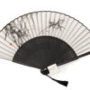 Handfächer Shiraji, Seide