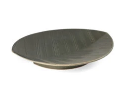 HAZARA Leaf Banryoku, Servierplatte L, Grün 11 HAZARA Leaf Banryoku, Servierplatte L, Grün -Japanisches Geschirr Rabatt hazara leaf banryoku servierplatte gruen 1