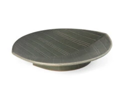 HAZARA Leaf Banryoku, Teller M, Grün -Japanisches Geschirr Rabatt hazara leaf banryoku teller m gruen 1