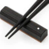 Essstäbchen Ablage Sutoreto Ebony, Ebenholz 2 Essstäbchen Ablage Sutoreto Ebony, Ebenholz -Japanisches Geschirr Rabatt hexogal staebchenablage ebony