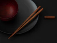 Essstäbchen Ablage Sutoreto Shitan, Rosenholz 5 Essstäbchen Ablage Sutoreto Shitan, Rosenholz – Bild 3