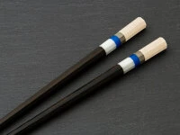 Japanische Essstäbchen Aoyama Blue, Ebenholz, Mit Ablage 9 Japanische Essstäbchen Aoyama Blue, Ebenholz, Mit Ablage – Bild 7