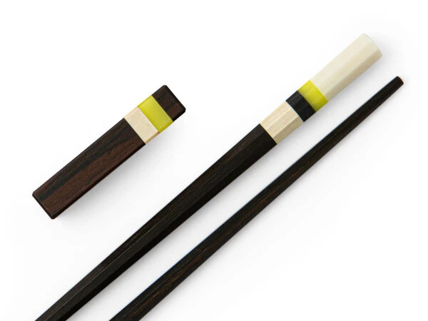 Japanische Essstäbchen Manchester Bee, Ebenholz, Mit Ablage 13 Japanische Essstäbchen Manchester Bee, Ebenholz, Mit Ablage – Bild 11