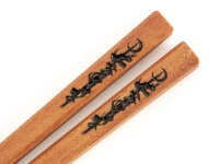 Japanische Essstäbchen MOON Granadillo, 240 Mm 6 Japanische Essstäbchen MOON Granadillo, 240 Mm – Bild 4