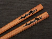 Japanische Essstäbchen MOON Granadillo, 240 Mm 10 Japanische Essstäbchen MOON Granadillo, 240 Mm – Bild 8