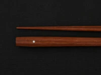 Japanische Essstäbchen Tokusen Shitan, Rosenholz 7 Japanische Essstäbchen Tokusen Shitan, Rosenholz – Bild 5