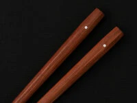 Japanische Essstäbchen Tokusen Shitan, Rosenholz 8 Japanische Essstäbchen Tokusen Shitan, Rosenholz – Bild 6