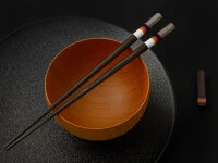 Japanische Essstäbchen Valencia Scent, Ebenholz, Mit Ablage 12 Japanische Essstäbchen Valencia Scent, Ebenholz, Mit Ablage – Bild 10