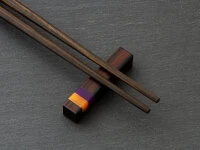 Japanische Essstäbchen Valencia Scent, Ebenholz, Mit Ablage 9 Japanische Essstäbchen Valencia Scent, Ebenholz, Mit Ablage – Bild 7