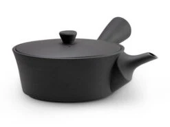 Japanische Kyusu Sencha 320, Banko Yaki, 320 Ml, Schwarz -Japanisches Geschirr Rabatt japanische kyusu sencha 320 banko yaki 320 ml schwarz 1