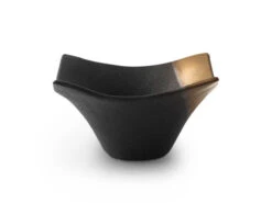 Japanische Soßenschale Sou, Schwarz-gold -Japanisches Geschirr Rabatt japanische sossenschale sou schwarz gold 1