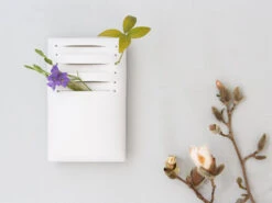 Japanische Vase Act/ Slit, Weiß -Japanisches Geschirr Rabatt japanische vase act slit weiss 1