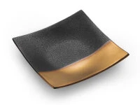 Japanischer Teller Sou, Schwarz-gold, 2 Größen 7 Japanischer Teller Sou, Schwarz-gold, 2 Größen – Bild 5