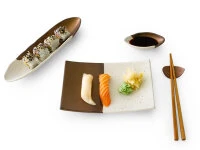 Japanisches Soßenschälchen Sou, Weiß-gold 6 Japanisches Soßenschälchen Sou, Weiß-gold – Bild 4