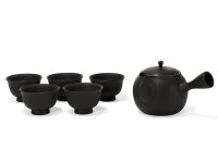 Japanisches Teeservice, 6-teilig, Kyusu Tokoname Sendan Sen Kaku 11 Japanisches Teeservice, 6-teilig, Kyusu Tokoname Sendan Sen Kaku – Bild 9