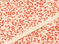 Japanpapier Chiyogami, Blütenzweige Hellrot