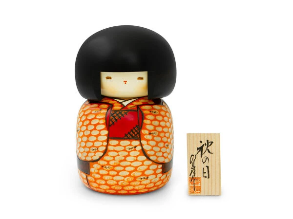 Kokeshi: Dekofigur Aki No Hi (M) Autumn Day 9 Kokeshi: Dekofigur Aki No Hi (M) Autumn Day – Bild 7