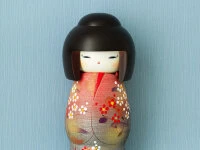 Kokeshi: Holzfigur Doshin 7 Kokeshi: Holzfigur Doshin – Bild 5