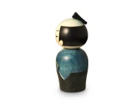 Kokeshi: Holzfigur Samurai 5 Kokeshi: Holzfigur Samurai – Bild 3