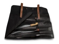 Messer-Tasche M, Leder Schwarz 6 Messer-Tasche M, Leder Schwarz – Bild 4