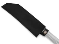 Messerhülle Bunka 185, Leder Vintage Schwarz 5 Messerhülle Bunka 185, Leder Vintage Schwarz – Bild 3