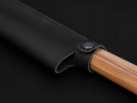 Messerhülle Bunka 185, Leder Vintage Schwarz 7 Messerhülle Bunka 185, Leder Vintage Schwarz – Bild 5