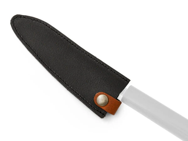 Messerhülle Leder Petty, Schwarz 9 Messerhülle Leder Petty, Schwarz – Bild 7